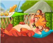 Cute tiger cub care farmos HTML5 játék
