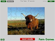 farmos - Highland cow jigsaw