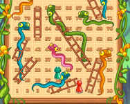 Snakes and ladders farmos HTML5 játék